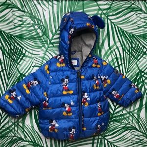 Baby Gap Disney Bomber Jacket with Hood